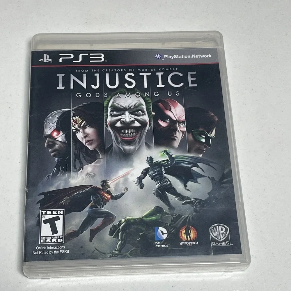 Injustice Gods Among Us Sony PlayStation 3 PS3 DC Comics Fighting Game CIB